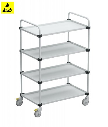 Nastavitelný antistatický vozík Treston, typ TRTA 5104 ESD - 1
