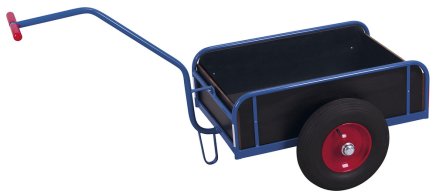 Ruční dvoukolový vozík, zu-1281, ložní plocha 805 mm x 535 mm - 1