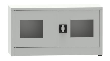 Skříň s prosklenými dveřmi plexisklem C3961 - 1