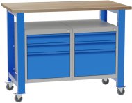 Mobilní dílenský stůl s vloženými kontejnery SD41214K