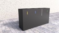 Venkovní koš na tříděný odpad Steel III - 2