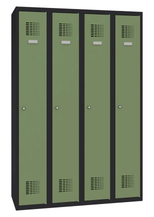 Šatní skříň kovová Sum 340 W šířka 1200 mm - 5