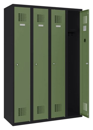 Šatní skříň kovová Sum 340 W šířka 1200 mm - 6