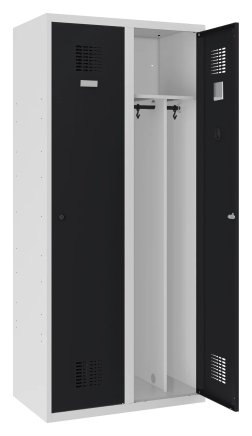 Šatní skříň kovová Sum 420 W šířka 800 mm - 6