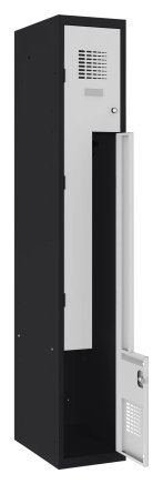Šatní skříň kovová Sul 31 W šířka 300 mm - 4