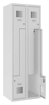 Šatní skříň kovová Sul 32 W šířka 600 mm - 1