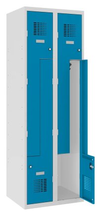 Šatní skříň kovová Sul 32 W šířka 600 mm - 4