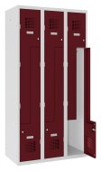 Šatní skříň kovová Sul 33 W šířka 900 mm - 2