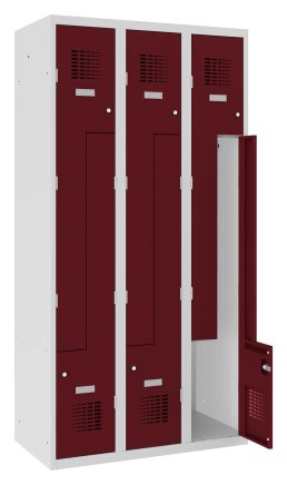 Šatní skříň kovová Sul 33 W šířka 900 mm - 2