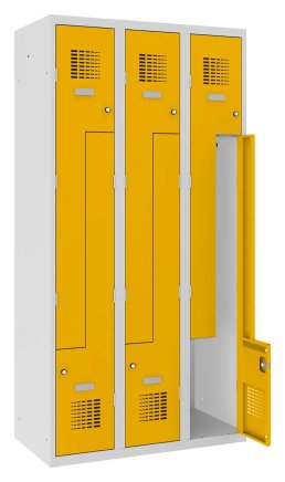 Šatní skříň kovová Sul 33 W šířka 900 mm - 3