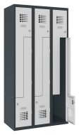 Šatní skříň kovová Sul 33 W šířka 900 mm - 4