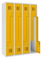 Šatní skříň kovová Sul 34 W šířka 1200 mm - 5