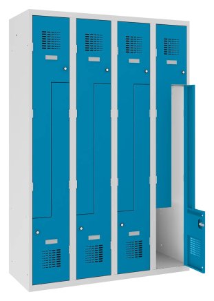 Šatní skříň kovová Sul 34 W šířka 1200 mm - 3