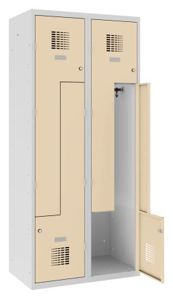 Šatní skříň kovová Sul 42 W šířka 800 mm - 4