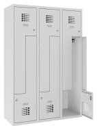 Šatní skříň kovová Sul 43 W šířka 1200 mm - 2