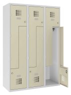 Šatní skříň kovová Sul 43 W šířka 1200 mm - 4