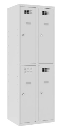 Šatní skříň dělená Sus 322 W šířka 600 mm - 1