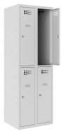 Šatní skříň dělená Sus 322 W šířka 600 mm - 2