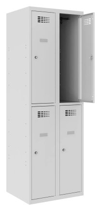 Šatní skříň dělená Sus 322 W šířka 600 mm - 2
