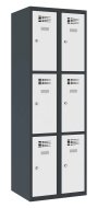Šatní skříň dělená Sus 323 W šířka 600 mm - 1