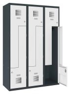 Šatní skříň kovová Sul 43 W šířka 1200 mm - 1