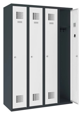 Šatní skříň kovová Sum 340 W šířka 1200 mm - 2