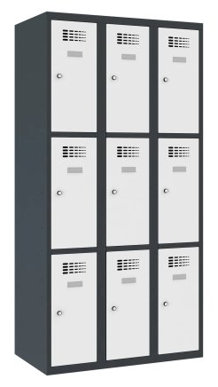 Šatní skříň dělená Sus 333 W šířka 900 mm - 1