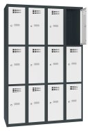 Šatní skříň dělená Sus 343 W šířka 1200 mm - 2