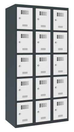 Šatní skříň dělená Sus 335 W šířka 900 mm - 1