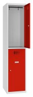 Šatní skříň kovová Sus 412 W šířka 400 mm - 4