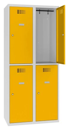 Šatní skříň kovová Sus 422 W šířka 800 mm - 3