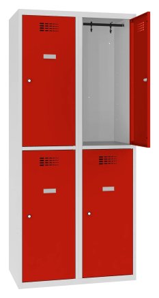 Šatní skříň kovová Sus 422 W šířka 800 mm - 4