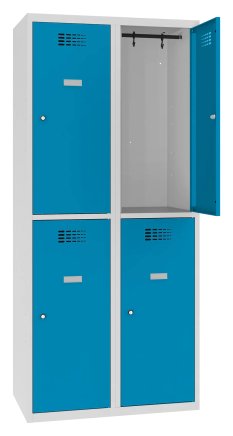Šatní skříň kovová Sus 422 W šířka 800 mm - 5