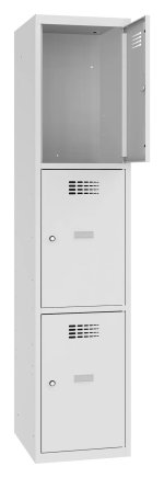 Šatní skříň kovová Sus 413 W šířka 400 mm - 3