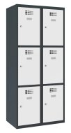 Šatní skříň kovová Sus 423 W šířka 800 mm - 1
