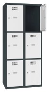 Šatní skříň kovová Sus 423 W šířka 800 mm - 2