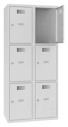 Šatní skříň kovová Sus 423 W šířka 800 mm - 3