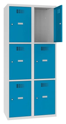 Šatní skříň kovová Sus 423 W šířka 800 mm - 4