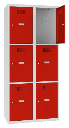 Šatní skříň kovová Sus 423 W šířka 800 mm - 5