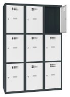 Šatní skříň kovová Sus 433 W šířka 1200 mm - 2