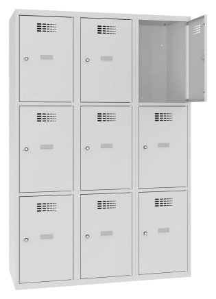Šatní skříň kovová Sus 433 W šířka 1200 mm - 3