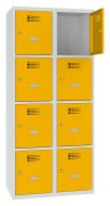 Šatní skříň kovová Sus 424 W šířka 800 mm - 6