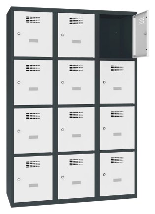 Šatní skříň kovová Sus 434 W šířka 1200 mm - 2