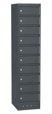 Skříňka na notebooky SZNL 4110 - 10 oddělení s elektroinstalací - 3