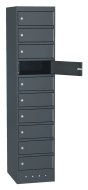 Skříňka na notebooky SZNL 4110 - 10 oddělení s elektroinstalací - 4