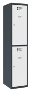 Šatní skříň kovová Sus 412 W šířka 400 mm - 1