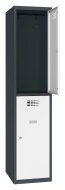 Šatní skříň kovová Sus 412 W šířka 400 mm - 2