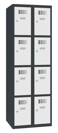 Šatní skříň dělená Sus 324 W šířka 600 mm - 1
