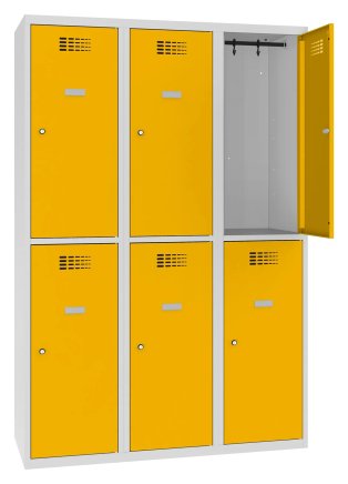 Šatní skříň kovová Sus 432 W šířka 1200 mm - 4