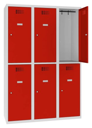 Šatní skříň kovová Sus 432 W šířka 1200 mm - 2